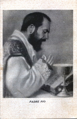 1938 Padre Pio courtesy of Archivio Alberindo Grimani