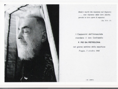moriam of Padre Pio